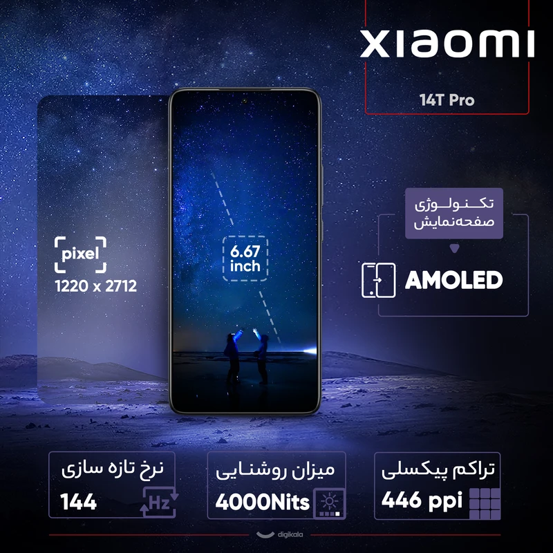 گوشی موبایل شیائومی مدل 14T Pro دو سیم کارت ظرفیت 512 گیگابایت و رم 12 گیگابایت - نسخه بدون شارژر - تصویر 11