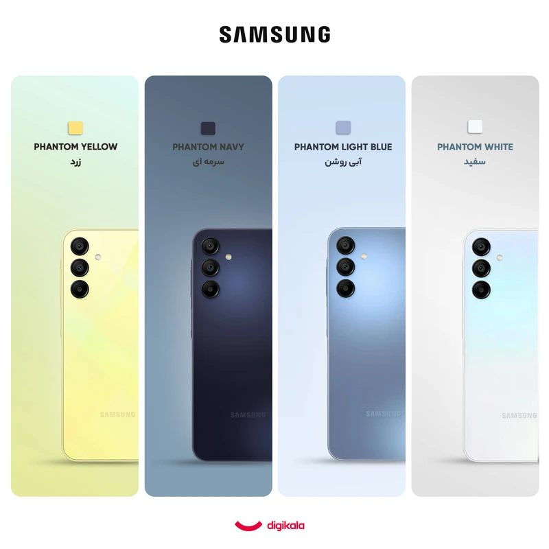 گوشی موبایل سامسونگ مدل Galaxy A15 دو سیم کارت ظرفیت 128 گیگابایت و رم 4 گیگابایت به همراه شارژر سامسونگ - ویتنام - تصویر 3