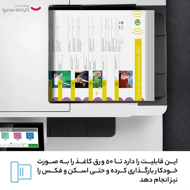 پرینتر چند کاره لیزری اچپی مدل Color LaserJet Pro MFP M479fnw - تصویر 7