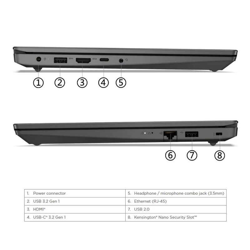 لپ تاپ 15.6 اینچی لنوو مدل V15 G4 IRU-i5 13420H 8GB 512SSD TN - تصویر 10