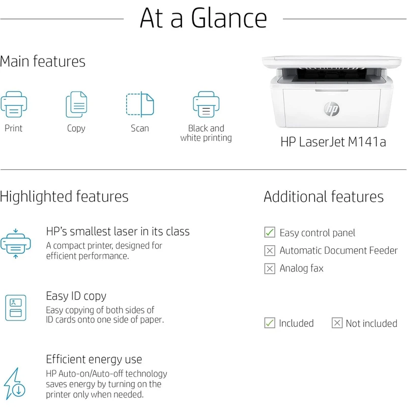 پرینتر چند کاره لیزری اچپی مدل LaserJet MFP M141a - تصویر 13