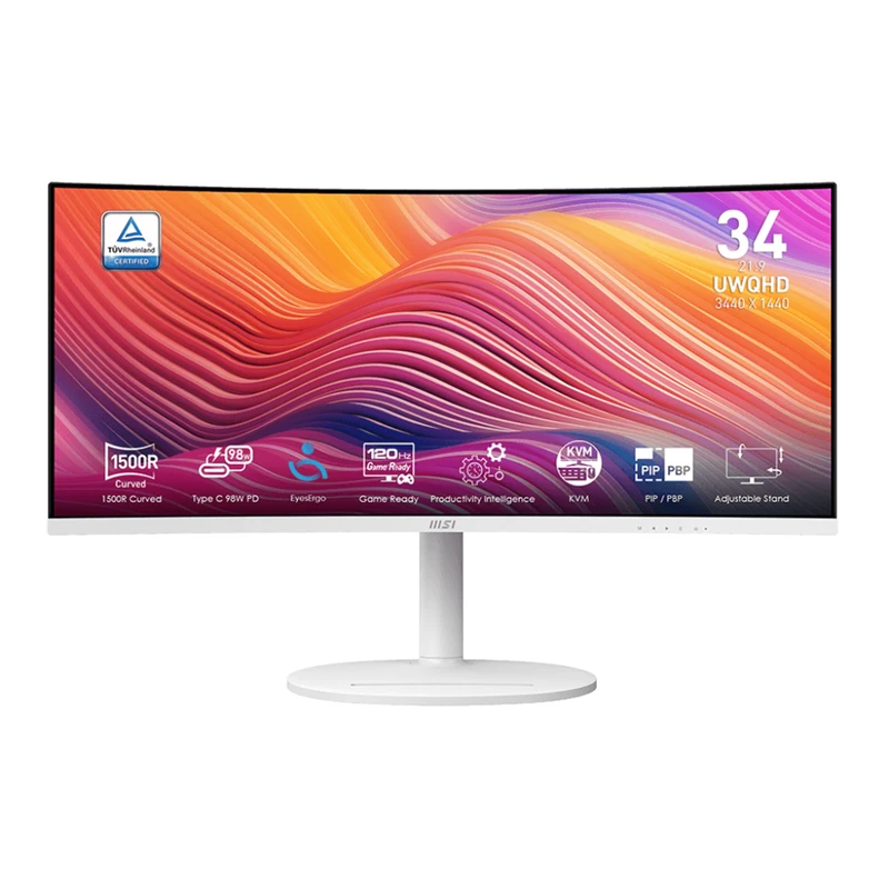مانیتور 34 اینچ ام اس آی مدل Modern MD342CQPW - تصویر 2