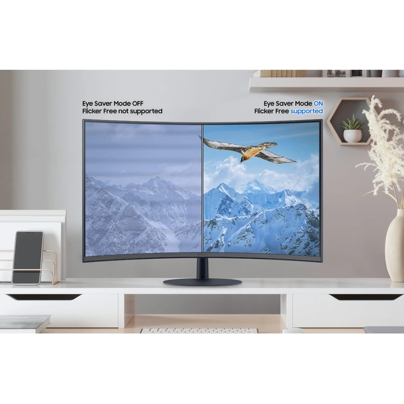 مانیتور خمیده 32 اینچ سامسونگ مدل Essential LS32C390EAMXUE - تصویر 16