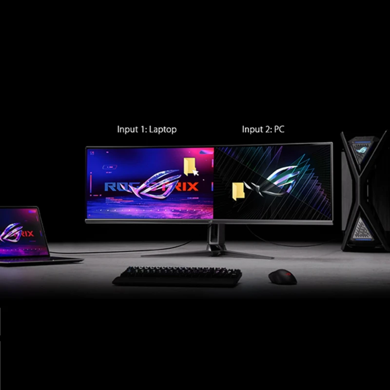 مانیتور خمیده گیمینگ 49 اینچ ایسوس مدل ROG Swift OLED PG49WCD - تصویر 12