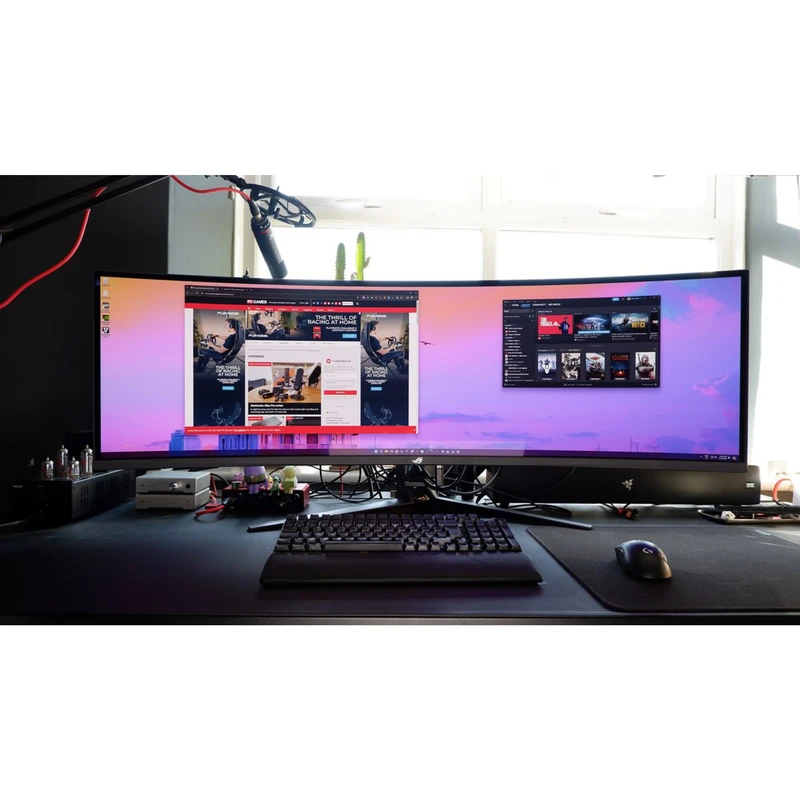 مانیتور خمیده گیمینگ 49 اینچ ایسوس مدل ROG Swift OLED PG49WCD - تصویر 13