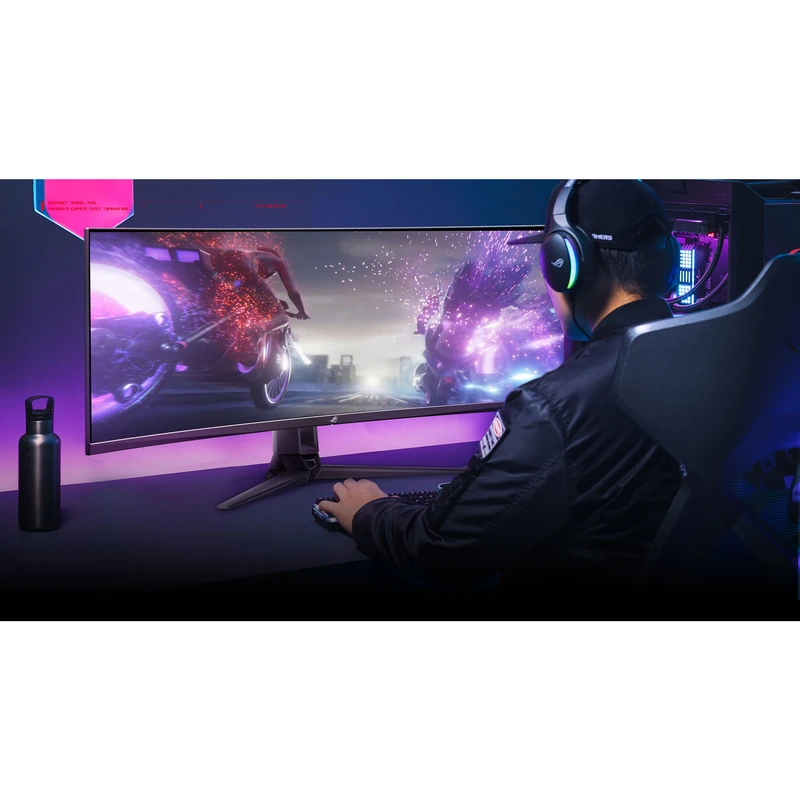 مانیتور خمیده گیمینگ 49 اینچ ایسوس مدل ROG Swift OLED PG49WCD - تصویر 14