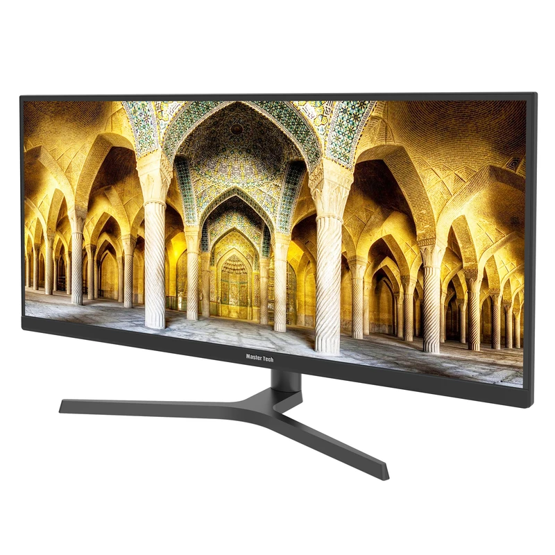 مانیتور گیمینگ 34 اینچ مسترتک مدل PA345UQ ، رزولوشن UltraWide QHD، پنل Rapid IPS، نرخ بروزرسانی 165 هرتز، با نسبت تصویر 21:9، دارای اسپیکر داخلی، دارای پورت HDMI و DisplayPort و USB و خروجی هدفون - تصویر 4