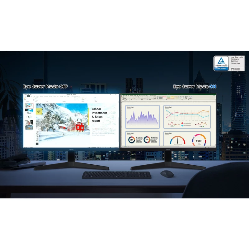 مانیتور 22 اینچ سامسونگ مدل Essential Monitor S3 S31C LS22C310EAMXUE - تصویر 10