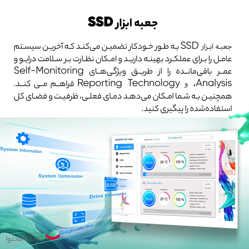 اس اس دی اینترنال ای دیتا مدل Ultimate SU630 ظرفیت 240 گیگابایت - تصویر 8