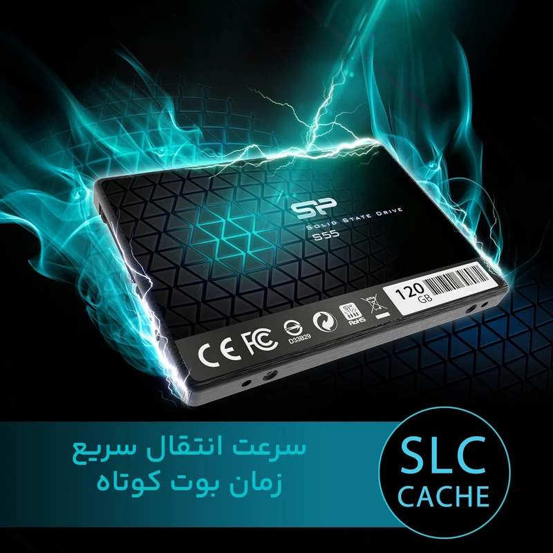 اس اس دی اینترنال سیلیکون پاور مدل Slim S55 ظرفیت 120 گیگابایت - تصویر 7