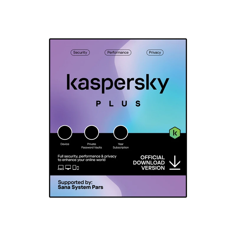 نرم افزار آنتی ویروس کسپرسکی لب نسخه پلاس نشر 2025 3کاربره 1 ساله
