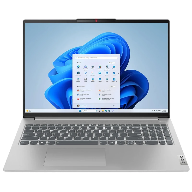 لپ تاپ 16 اینچی لنوو مدل IdeaPad Slim 5 16IRU9-Core 7 150U-16GB LPDDR5X 5200MHz-1TB SSD-IPS 60Hz-Backlit-Fingerprint-W