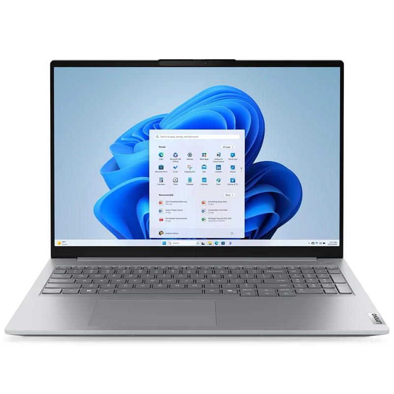 qualityq_90-3478 لپ تاپ 16 اینچی لنوو مدل ThinkBook 16 G8 IAL-Core Ultra 7 255H-16GB DDR5 5600MHz-512GB SSD-IPS 60Hz-Backlit-Fingerprint - تصویر 1