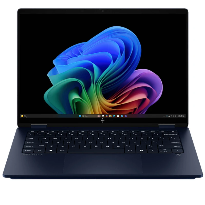 لپ تاپ 14 اینچی اچ‌ پی مدل OmniBook X Flip 14-fm0023dx-Core Ultra 7 256V-16GB LPDDR5X 8533MHz-2TB SSD-Touch-Backlit-W - کاستوم شده