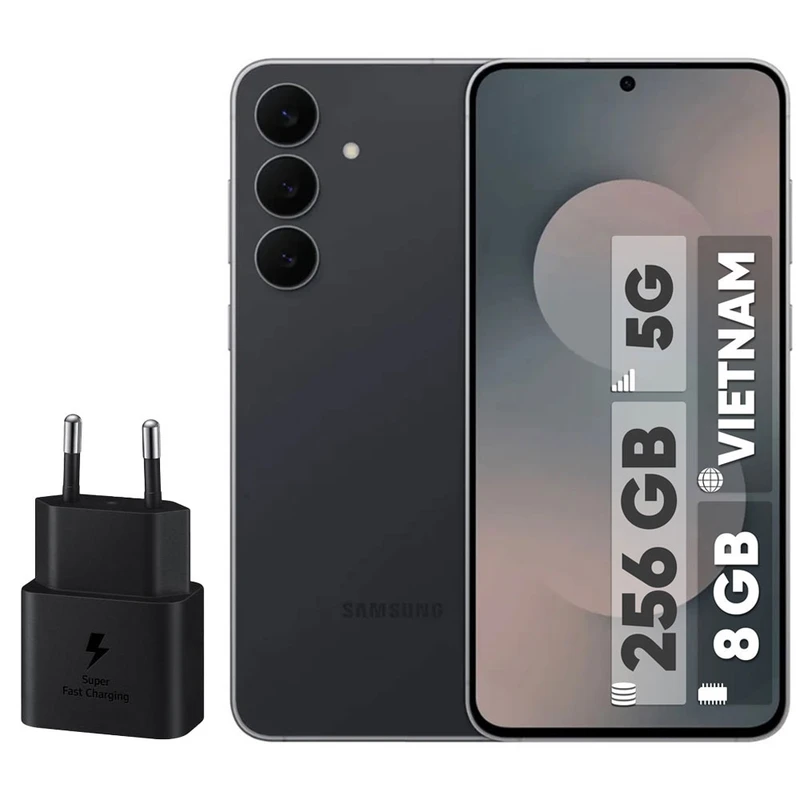 گوشی موبایل سامسونگ مدل S25 FE دو سیم کارت ظرفیت 256 گیگابایت و رم 8 گیگابایت - ویتنام - به همراه شارژر 25 وات سامسونگ