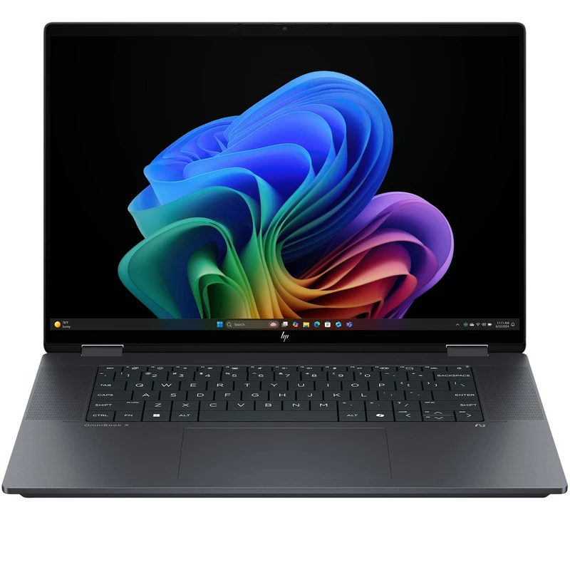 لپ تاپ 16 اینچی اچ‌ پی مدل OmniBook X 16-aw0033dx-Core Ultra 7 255H-RTX4050 6GB-32GB DDR5 5600MHz-2TB SSD-OLED-Touch-Backlit-W