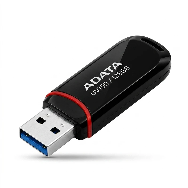 فلش مموری ای دیتا مدل UV150 ظرفیت 128 گیگابایت با رابط USB 3.2
