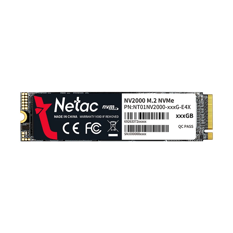 اس اس دی اینترنال PCIe Gen3 x4 نتاک مدل NV2000 ظرفیت 256 گیگابایت