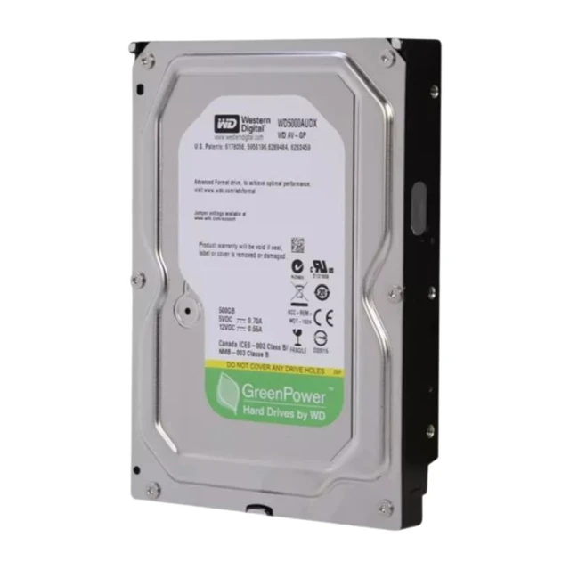 هارددیسک اینترنال وسترن دیجیتال مدل Green Power ظرفیت 500 گیگابایت