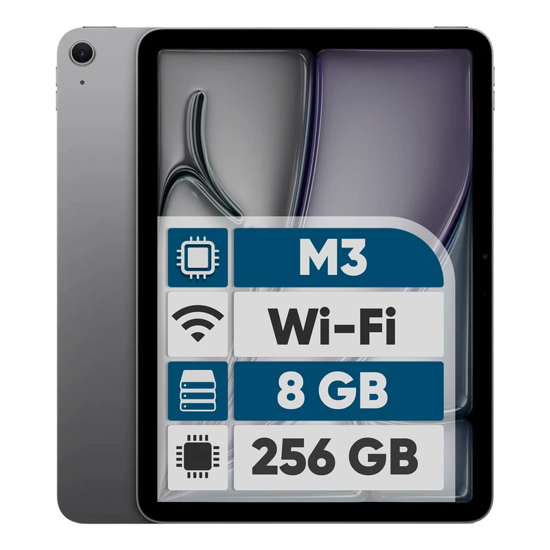 تبلت 11 اینچ اپل مدل iPad Air 11 2025 M3 Wi-Fi LLA ظرفیت 256 گیگابایت و رم 8 گیگابایت