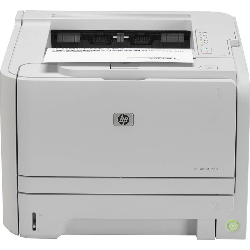 پرینتر اچ پی تک رنگ تک کاره با چاپ لیزری مدل LaserJet P2035، سایز چاپ A4